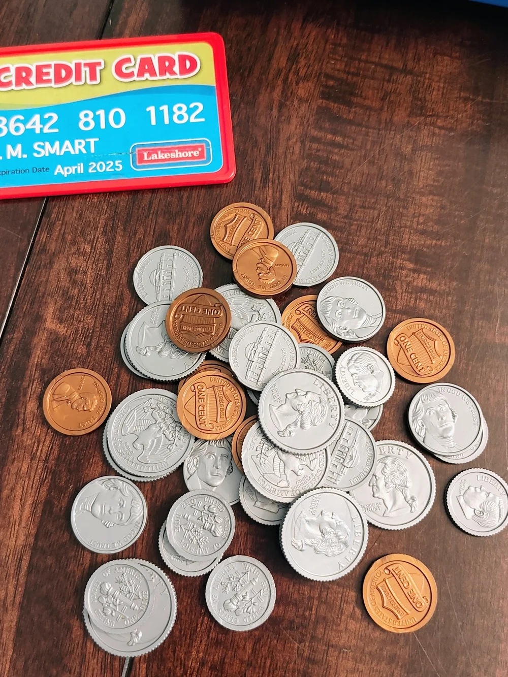 Lakeshore Blue & Green Kids Play Cash Register